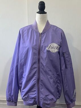 Los Angeles Lakers Purple Bomber Jacket